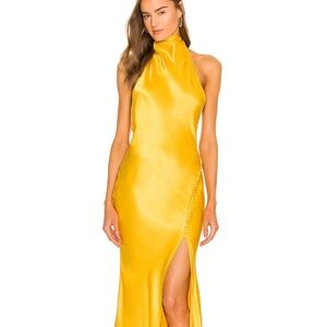 sachin and babi light blue dress Pearl Satin Gown – SAU LEE main image 1